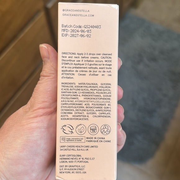 NIB Grace & Stella Hyaluronic Acid Hydrating Serum 1.7 Fl Oz - Picture 12 of 12